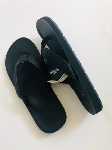 NWT HOLLISTER MEN FAUX LEATHER FLIP FLOPS Sandals,YOUR CHOICE, S (8/9); M  (9/10) | eBay