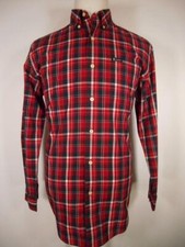 Beautiful Men's Small Ralph Lauren Chaps Easy Care Red Plaid LS Button Shirt