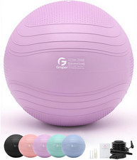 Pelota de Yoga, Pelota de Ejercicio Extra Gruesa para Entrenamiento Embarazo Estabilidad - 4 Tallas a