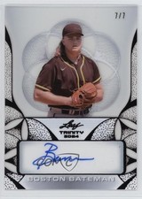 2024 Leaf Trinity Clear Black 7/7 Boston Bateman #CA-BB1 Auto 0u66