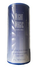 AVON NIGHT MAGIC EVENING MUSK Shimmer Fragrance Body Powder 1.4 oz Discontinued