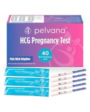 HCG Pregnancy Test Strips 40 Count - Accurate Results in 5 Minutes, Easy to U...