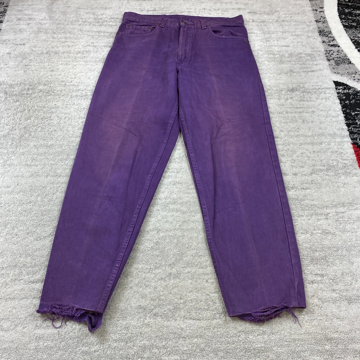 Purple Relaxed Jeans for Men for sale | eBay