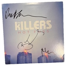 Brandon Flowers Ronnie Dave THE KILLERS Signed Autographed HOT FUSS Vinyl Album