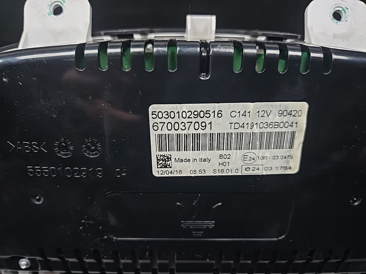 165K 2014-2017 MASERATI QUATTROPORTE SQ4 INSTRUMENT CLUSTER SPEEDOMETER OEM