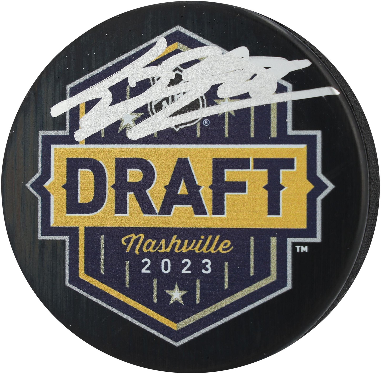 Connor Bedard Autographed Signed Chicago Blackhawks 2023 NHL Draft Hockey Puck 