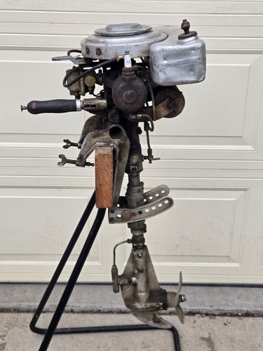 Antique 1924 Evinrude Model N Sportwin 2.5hp Outboard Motor Complete/ Turns Over