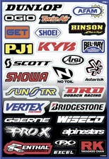 Factory Effex Sponsor Sticker Kit Style A Style