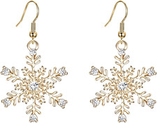 Snowflake Earrings - Jewelry for Christmas