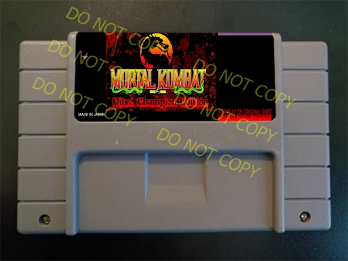 Mortal Kombat Nitro Champion Edition - USA English - For Super Nintendo SNES