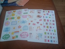 3X STICKERS FOR SCRAPBOOKING/JOURNALS 19X14 CM ST215