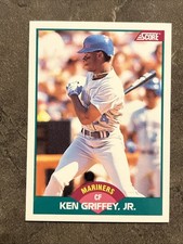 ??Ken Griffey Jr?? 1989 Score - #100T (RC) Traded Rookie Card Mariners. rookie card picture