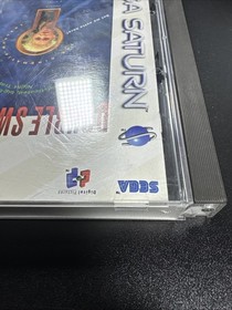 Sega Saturn MK-80000 Video Game Console Bundle with 2 Controllers (4) Games