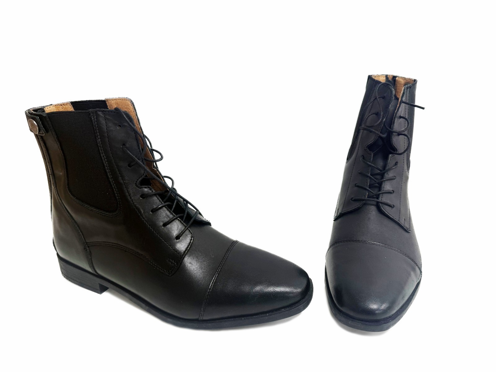 Leather Boot paddock boot size 42/8 Black