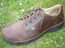 Clarks Rico Park SHOCK ABSORBING Active Air WAXY LEATHER shoe Men UK-8 G EU-42 M