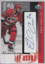Erik Cole 2002-03 Upper Deck Rookie Update Top Draws