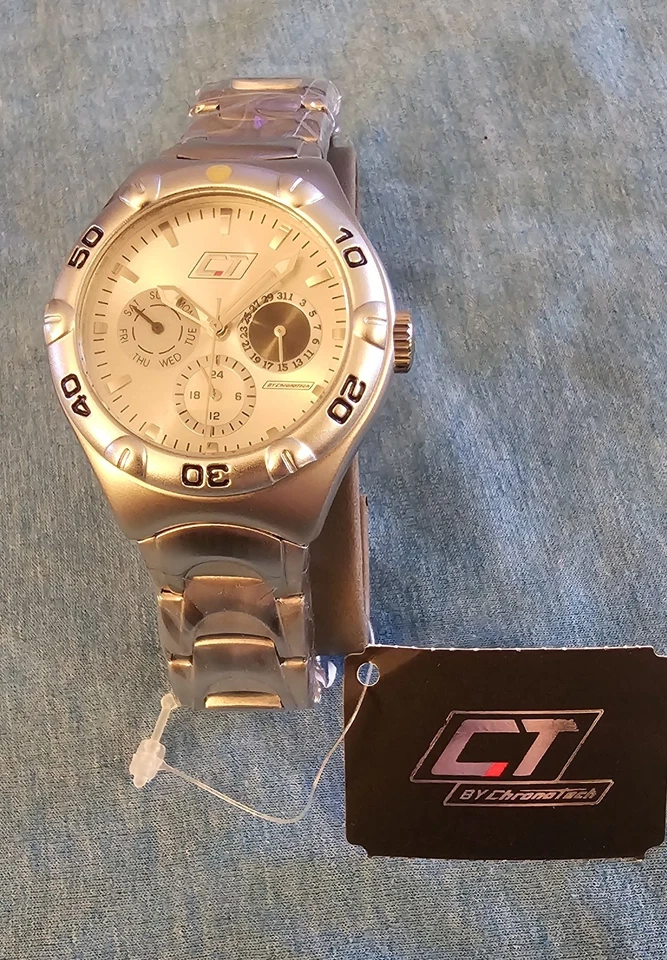 Chronotech Hombre Cronógrafo CT 7051M/06M Nuevo Sin Caja Ni Papeles Foto 2 de 4