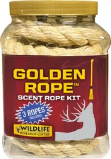 Golden Rope Scent Rope Kit – Rope Scrape Kit for Deer Hunting with 3 Ropes