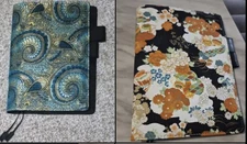 Planner Covers A5 Asian Textiles-Lot of Two for Stalogy/Hobonichi
