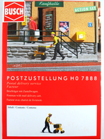 "Busch 7888 Action Set \"Postzustellung\" 1:87/H0 Neu/Ovp"