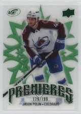 2024-25 Upper Deck Ice Ice Premieres Emerald Green 179/199 Jason Polin #151 s5j