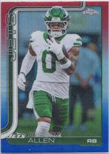 2025 Topps Chrome - Braelon Allen #240 Red White & Blue Refractor New York Jets