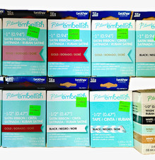 brother P-touch Embellish Assorted Satin Ribbons and Tapes Ships Free You Choose
