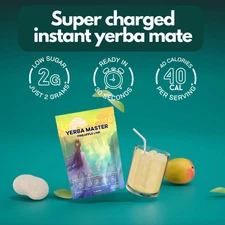 Yerba Magic Yerba Mate Instant Tea Powder - Pineapple Lime - 30 Servings US