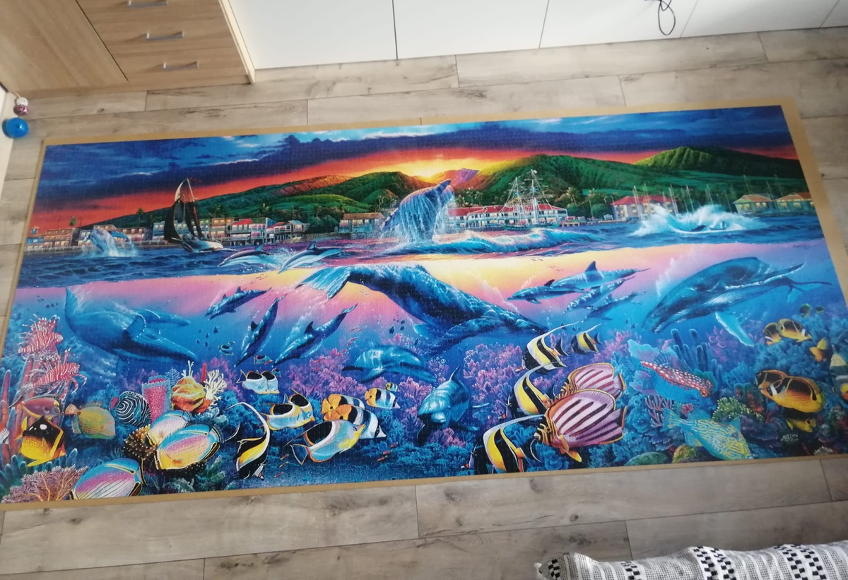SUPER RARE 13200 CLEMENTONI LAHAINA VISIONS Masterpiece Jigsaw
