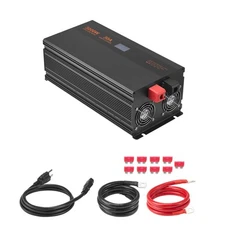 Sump Pump Battery Backup System 3000W LCD Auto Switches to Battery Inverter
