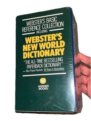 Webster Basic Reference Collection Dictionary Thesaurus SEALED