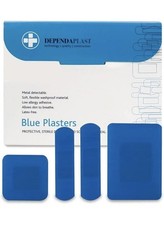 Dependaplast Metal Detectable Blue Plasters Pack Of 150