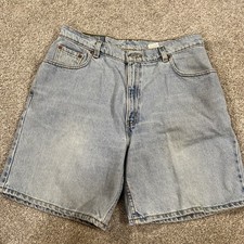 Levi s 581 Denim Shorts Womens 14 Reg Relaxed Fit Blue Jean Shorts USA Mom 90s