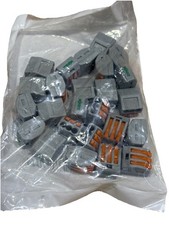 25 Pack Reusable Terminal Block Lever Home Wire Nut Connector - 3 Way New