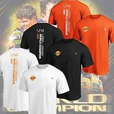 HOT! Lando Norris #4 Mclaren Team 2025 World Champions Gift Fan