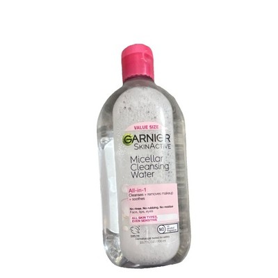 Garnier SkinActive Micellar Cleansing Water 23.7 fl oz Value Size, Alcohol-Free