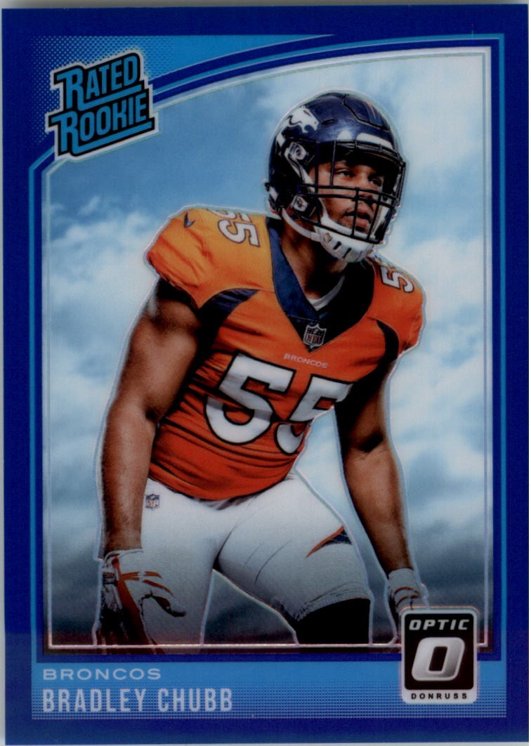 2018 Donruss Optic Blue #169 Bradley Chubb RR /149 - FB