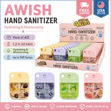 Wish Pocket Hand Sanitizer Spray Moisturizing Assorted Scent - Pack 40