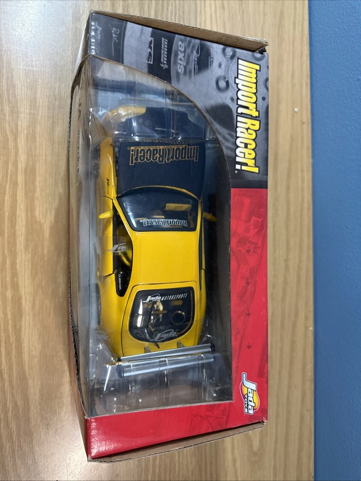 Jada Toys импорт гонщик 1:24 желтый Toyota Supra 53704 литая модель новый в коробке - Изображение 2 из 4
