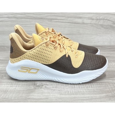Under Armour Curry 4 Low FloTro Men's Size 12.5 Beige Basketball