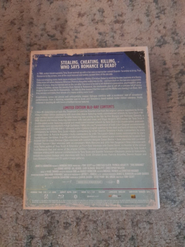 True Romance Arrow Limited Edition UK Region B Blu-ray - Image 2 of 4