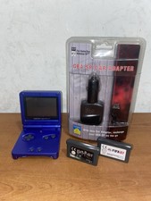 Game Boy Advance SP AGS-001 Nintendo Blu Harry Potter/Fifa07 Carica Batt. Auto
