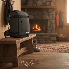 Organized 55L Ski Boot Backpack   Waterproof, Comfortable  Durable for Travel