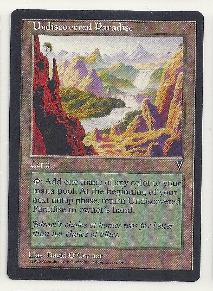 MTG VISIONS: 1x NM/M-M Undiscovered Paradise Magic the Gathering Card Pristine