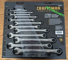 Craftsman Professional Polished Combination Wrench Set (USA, NOS) - 42230
