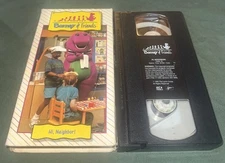 Barney & Friends: Hi, Neighbor VHS Tape 1992 Time Life Video Lyons Group Rare