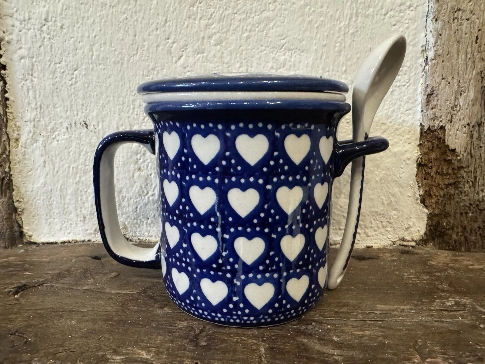 Tea Infuser Handmade Polish pottery Boleslawiec