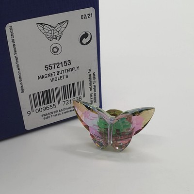 SWAROVSKI Jungle Beats Schmetterling Magnet Brosche Violett Klein 5572153