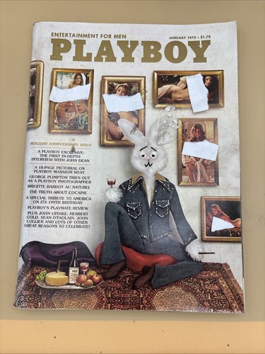 Playboy Magazine - January 1975 - Complete With Centerfold