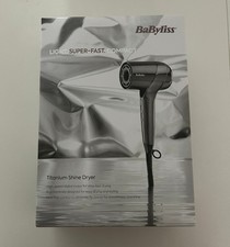 Image of BaByliss Titanium Shine Dryer Digital Motor Fast Drying Ionic Frizz Control